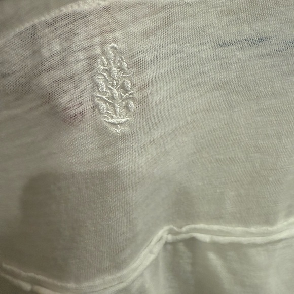 FP Movement White Quarter Sleeve Top, Size XS - Picture 5 of 5